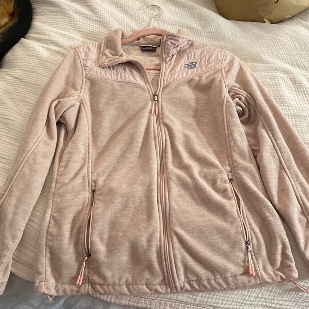 Light Pink New Balance Zip Up